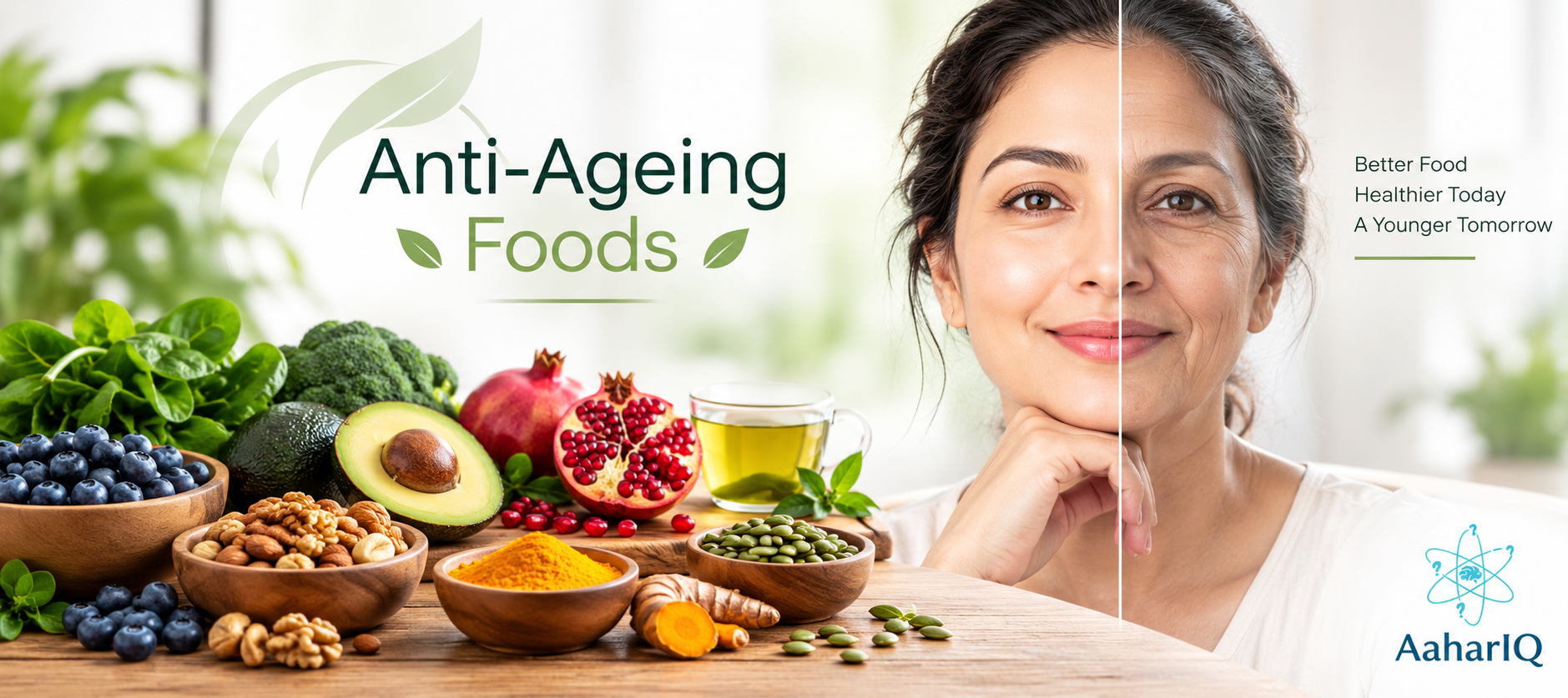 Anti-Ageing Foods India 2026 | Cellular Ageing Nutrition Science | AaharIQ — AaharIQ Food Safety