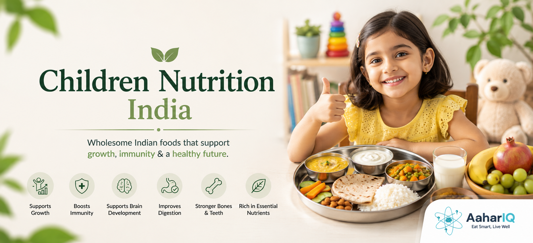 Children Nutrition India 2026 | Healthy Tiffin | Kids Diet Guide | AaharIQ — AaharIQ Food Safety