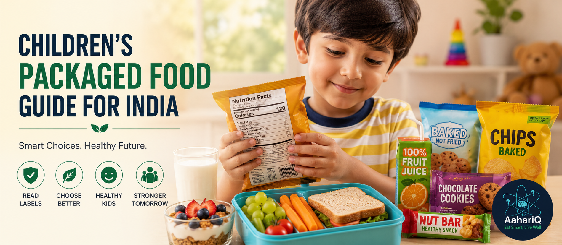 Children's Packaged Food India 2026 | What Parents Must Know | AaharIQ — AaharIQ Food Safety