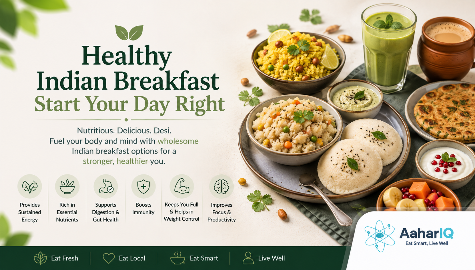 Healthy Indian Breakfast 2026 | Best Worst Breakfast Options | Diet Guide | AaharIQ — AaharIQ Food Safety