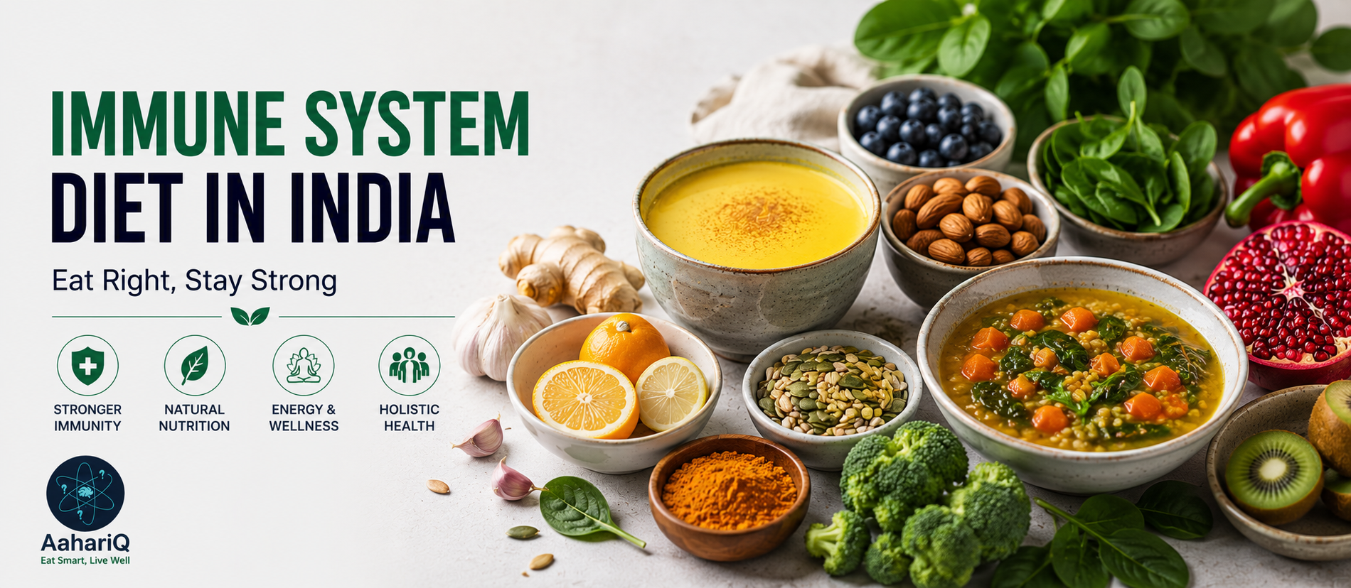 Immune System Diet India 2026 | Evidence-Based Foods | AaharIQ — AaharIQ Food Safety