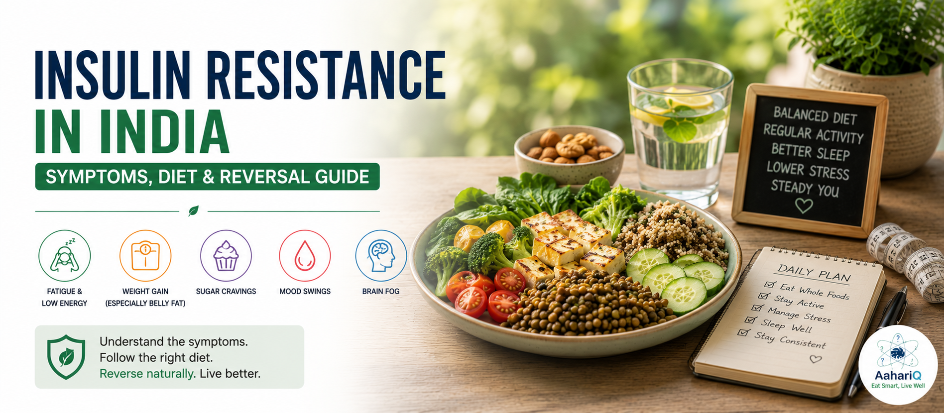 7-Day Indian Diabetic Meal Plan 2026 | Low GI Meals | AaharIQ — AaharIQ Food Safety